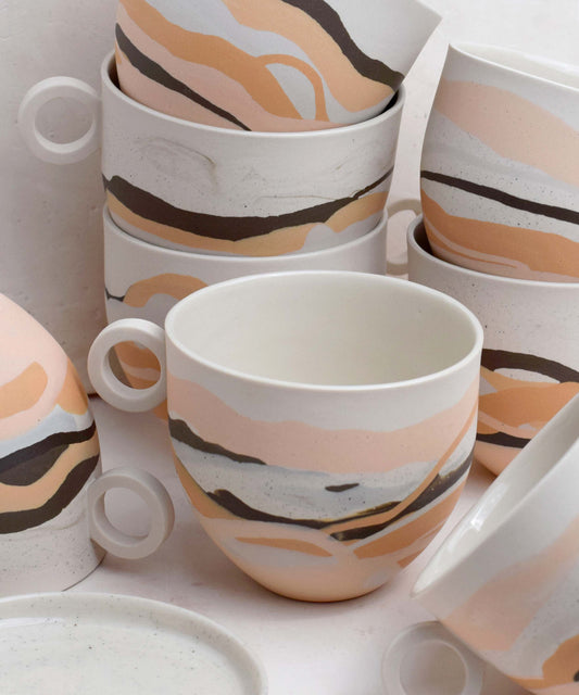 Dreamlands - Desert - Ceramic Mug with Ring Handle