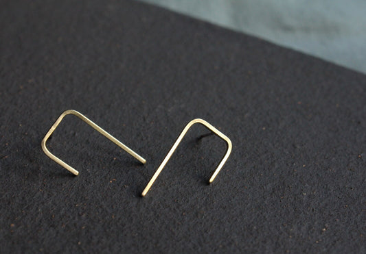 Silver hook studs