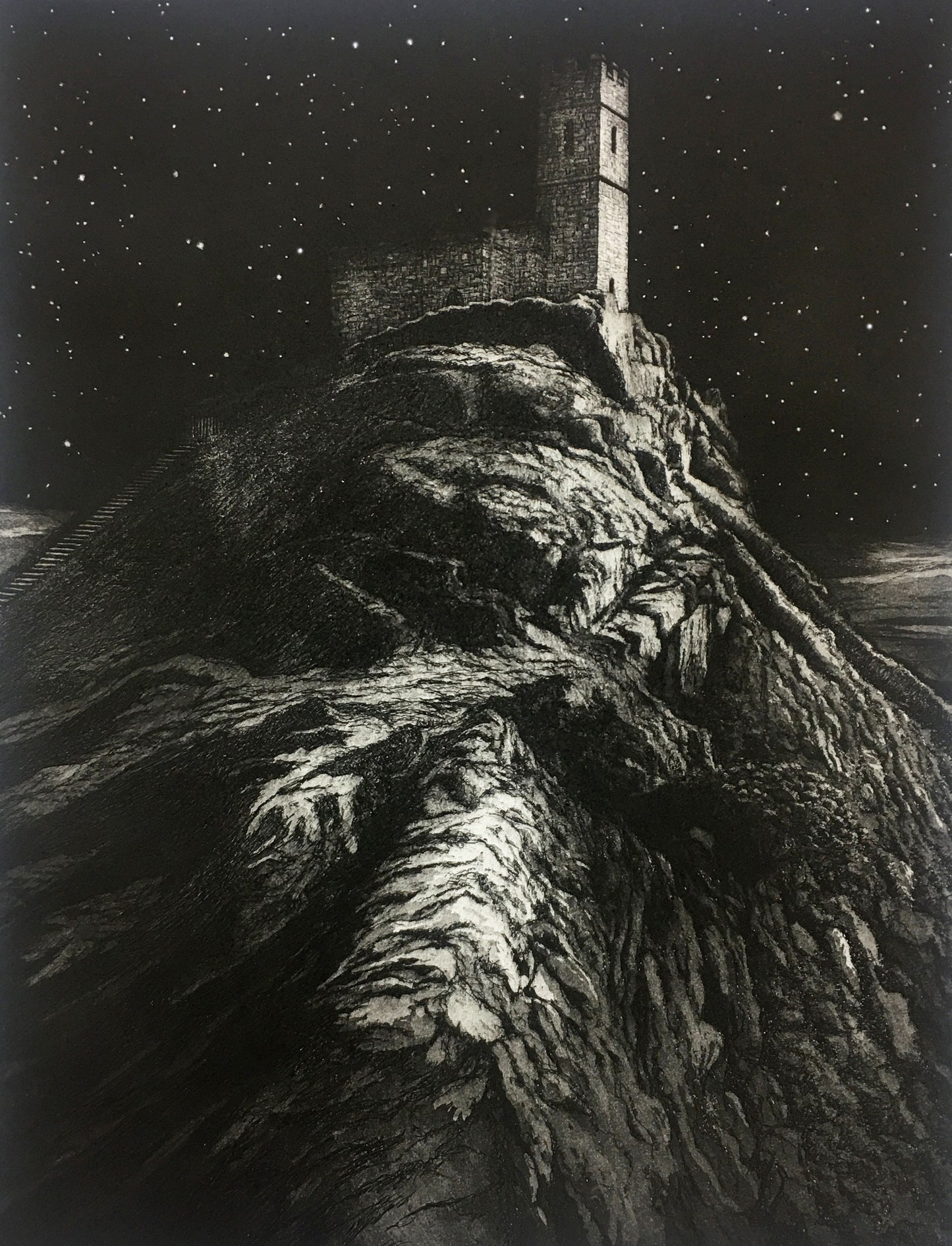 'Brentor Church Dartmoor' Print