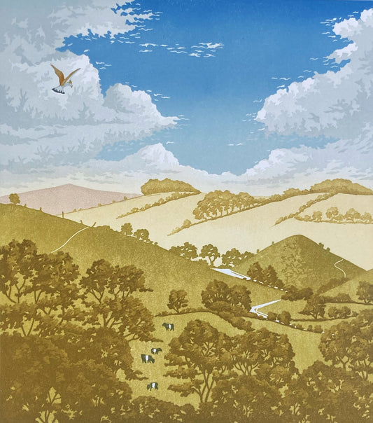 'Cow Castle, Exmoor' Print