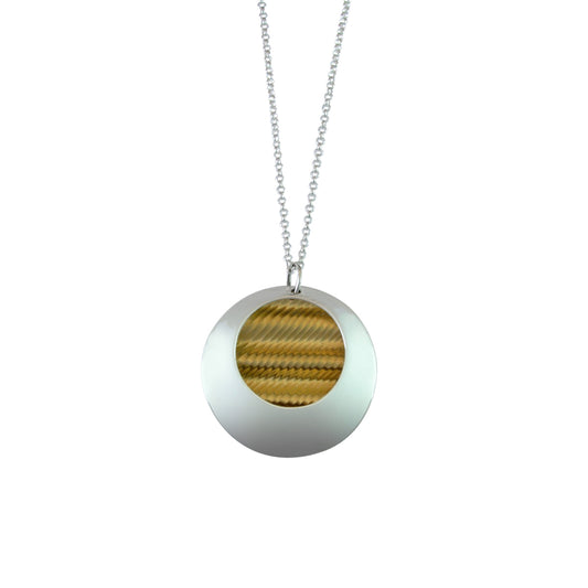 Circular Pebble Pendant