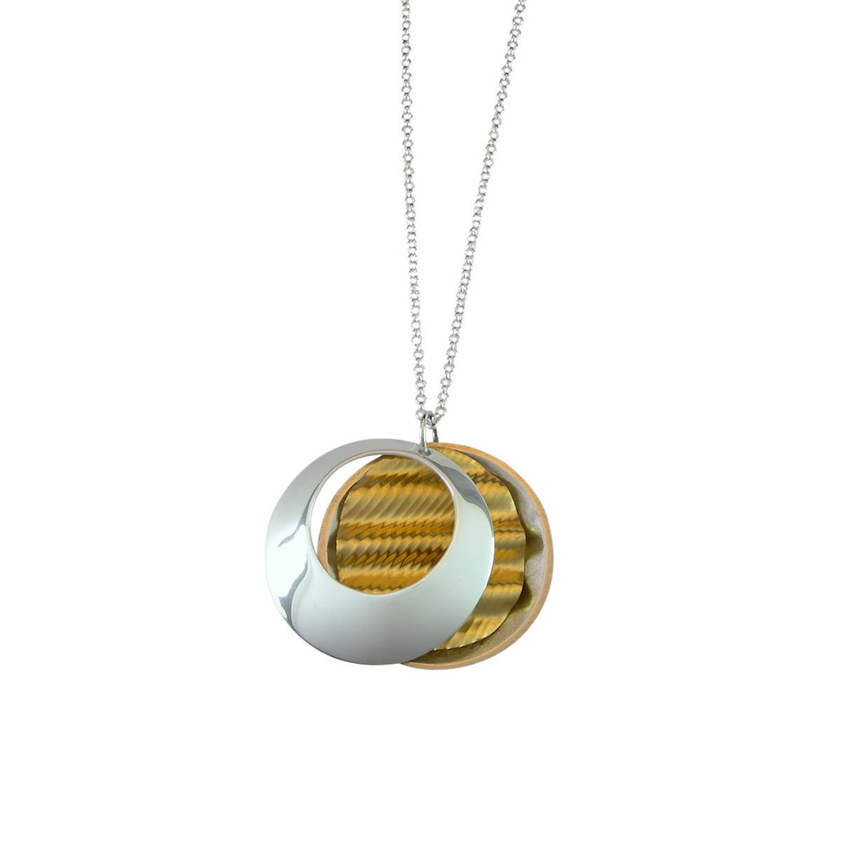 Circular Pebble Pendant