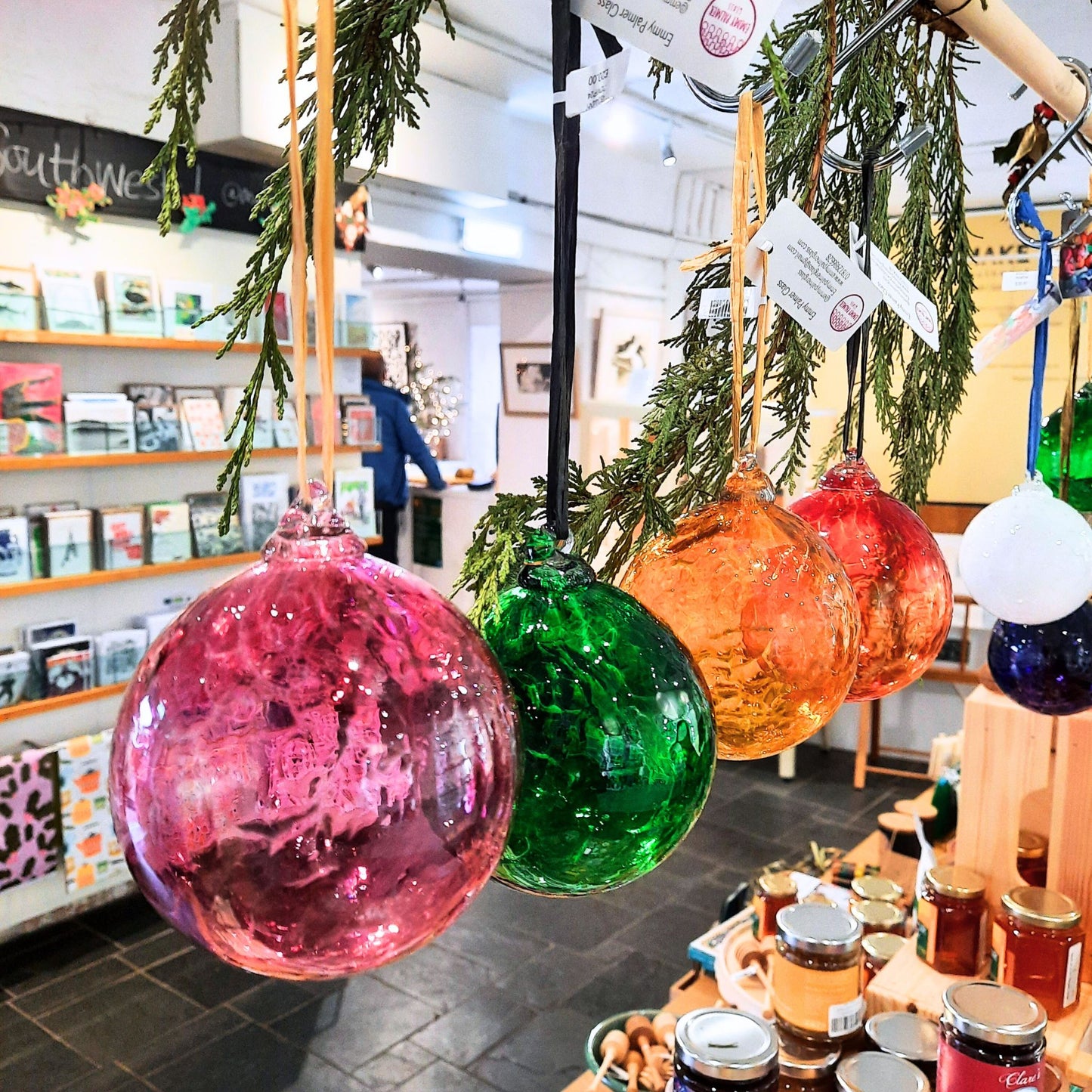 Hand Blown Glass Bauble
