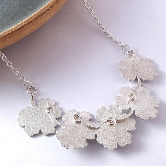 Geranium Necklace