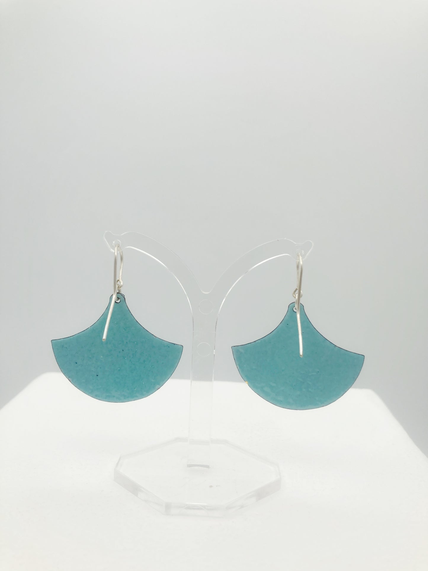 Fan Firework Earring Green and Gold