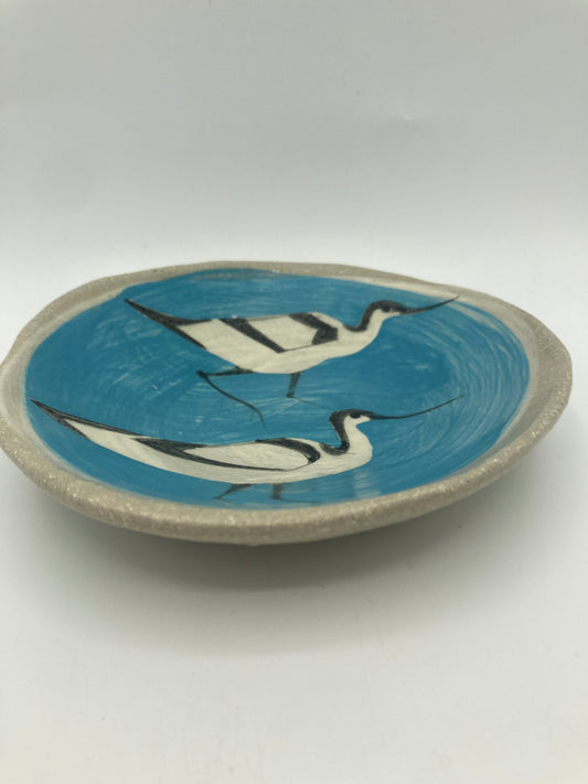 Avocet Plate, Blue