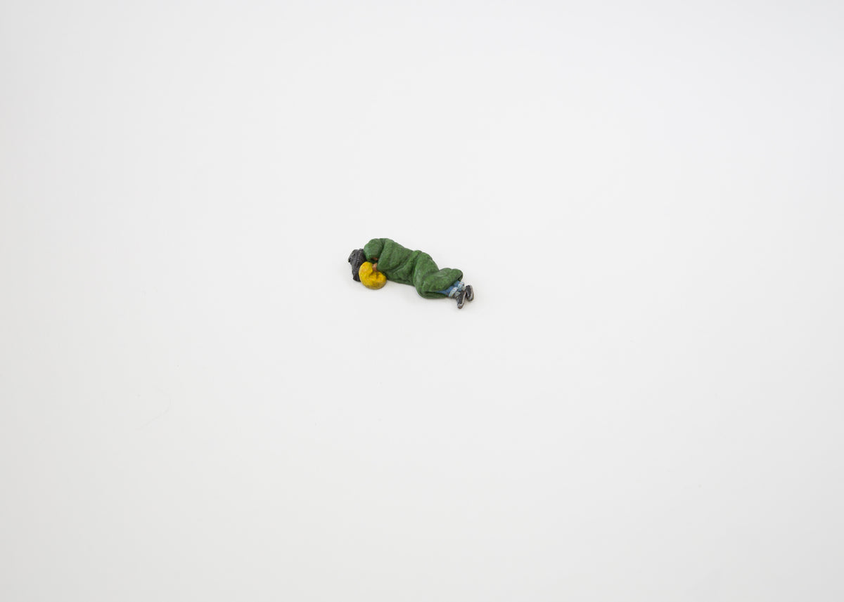 'Someone Sleeping Rough' miniature sculpture