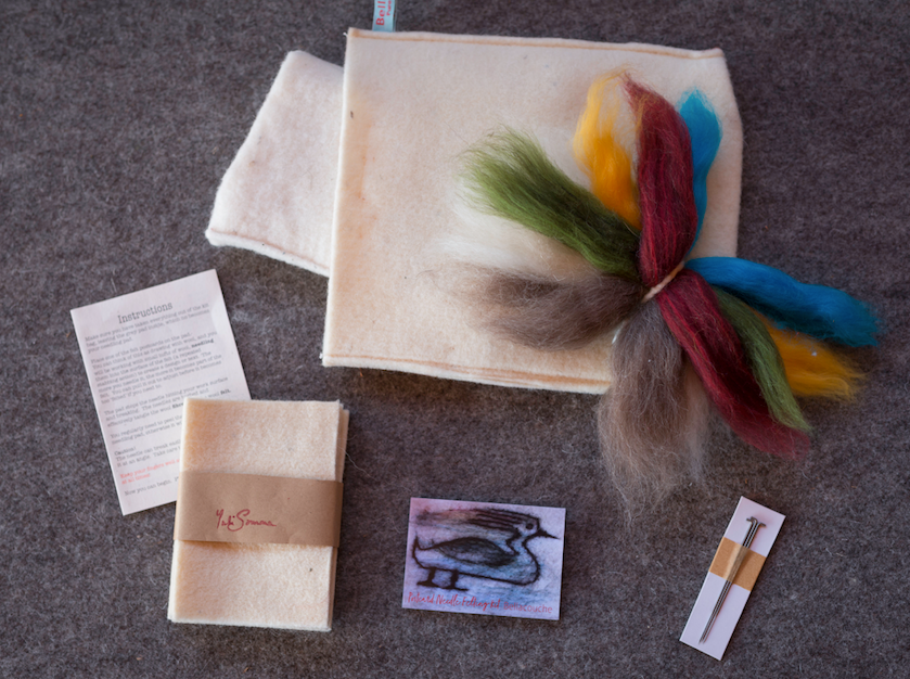 Postcard Needle Felting Kit