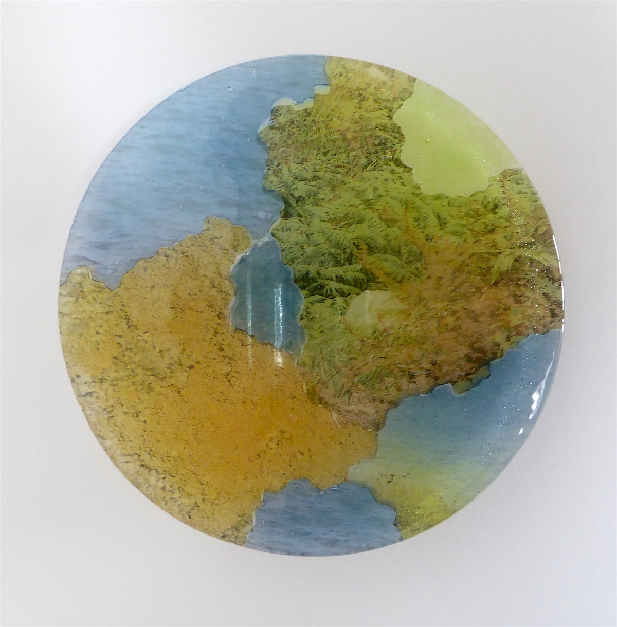 Glass micro landscape - disc