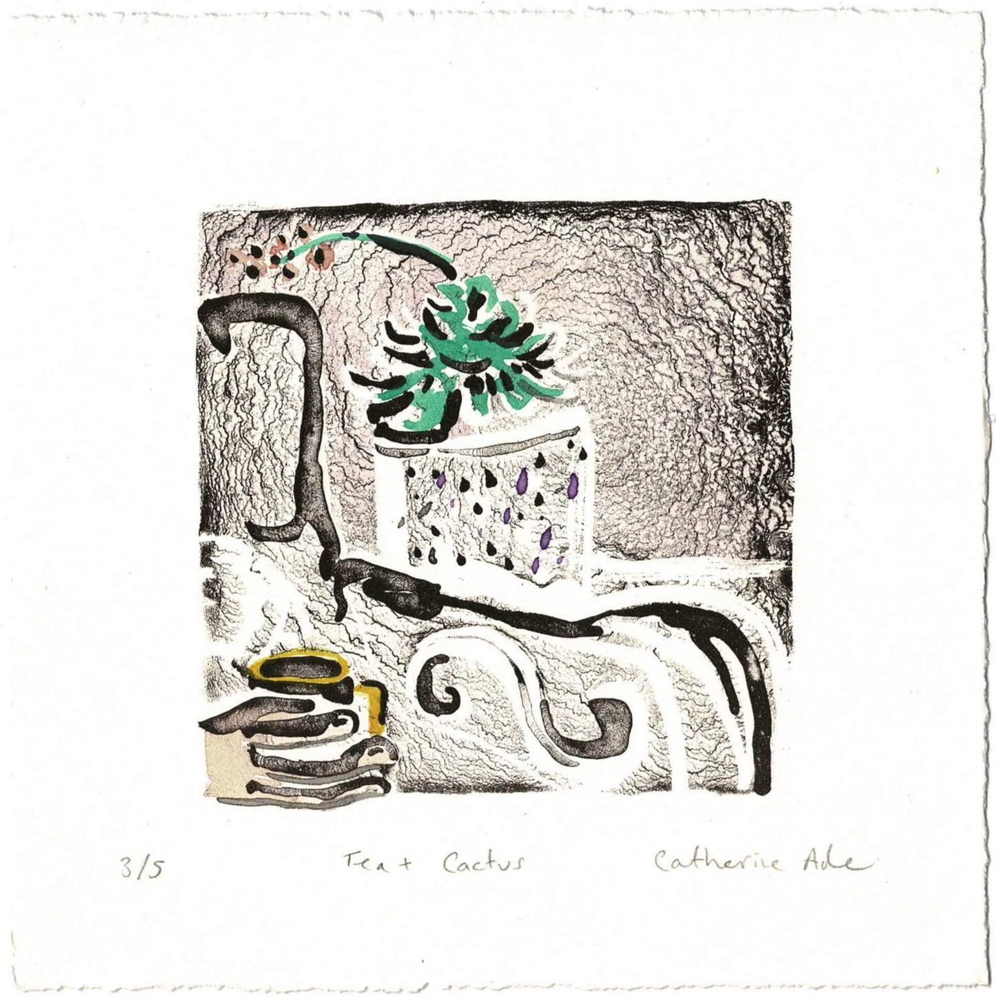 'Cactus and Tea' Print