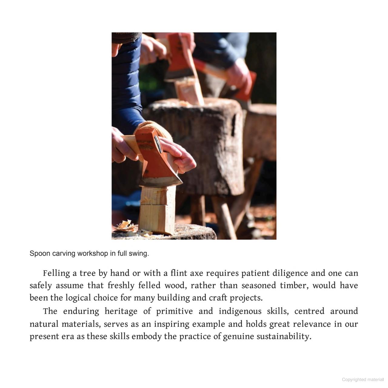 Spoon Carving: From Log to Spoon