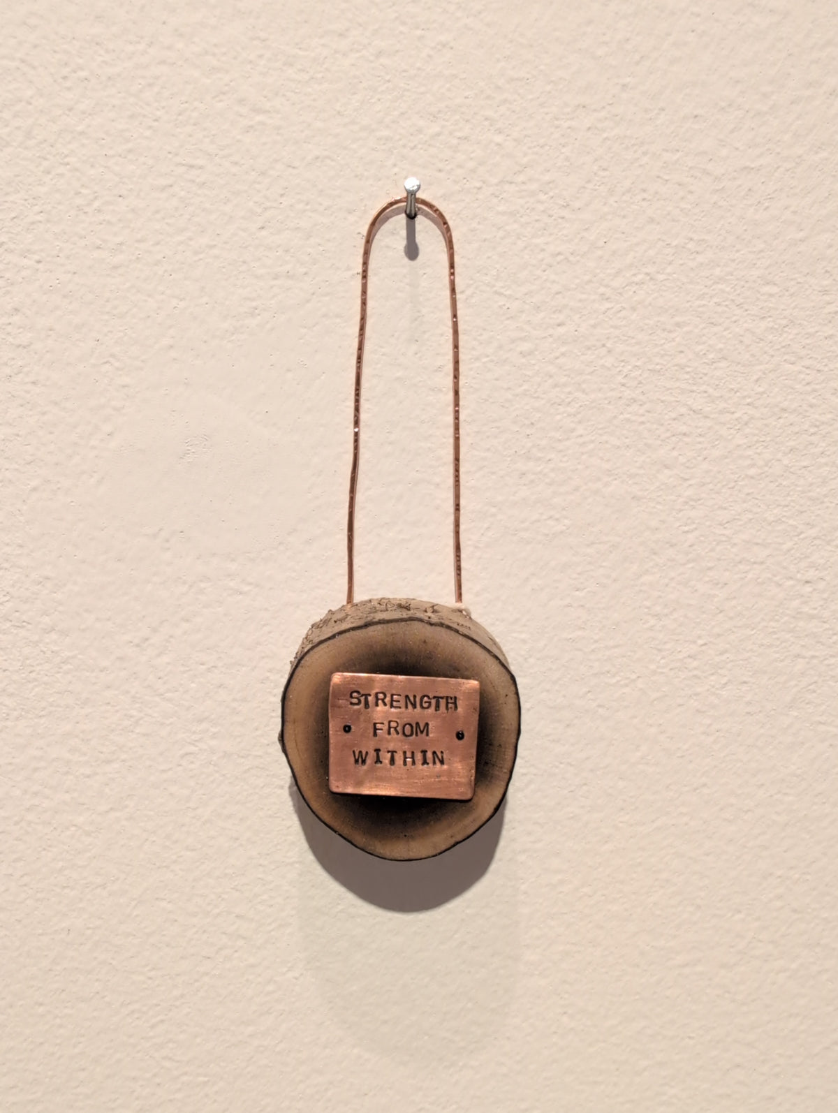 Strength from Within - Tiny Hanging