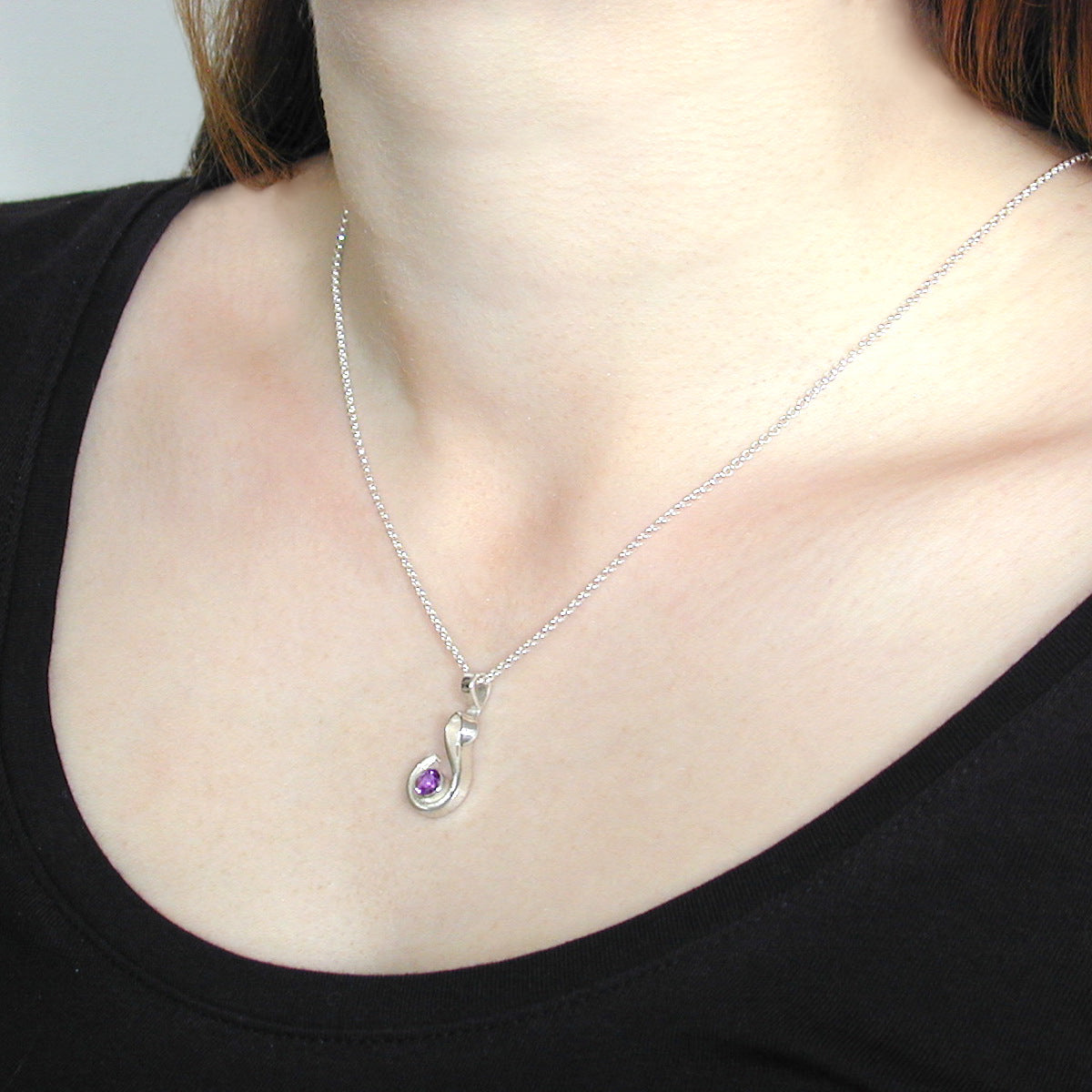 High Seas amethyst pendant