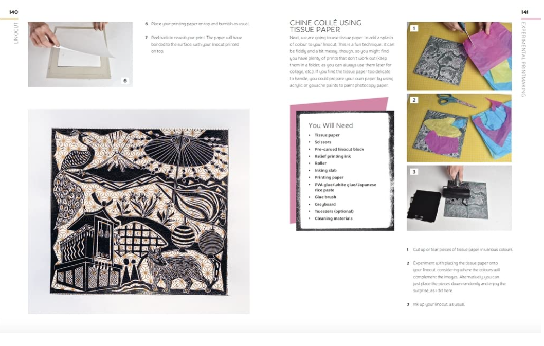 Linocut: A Creative Guide to Making by Sam Marshall
