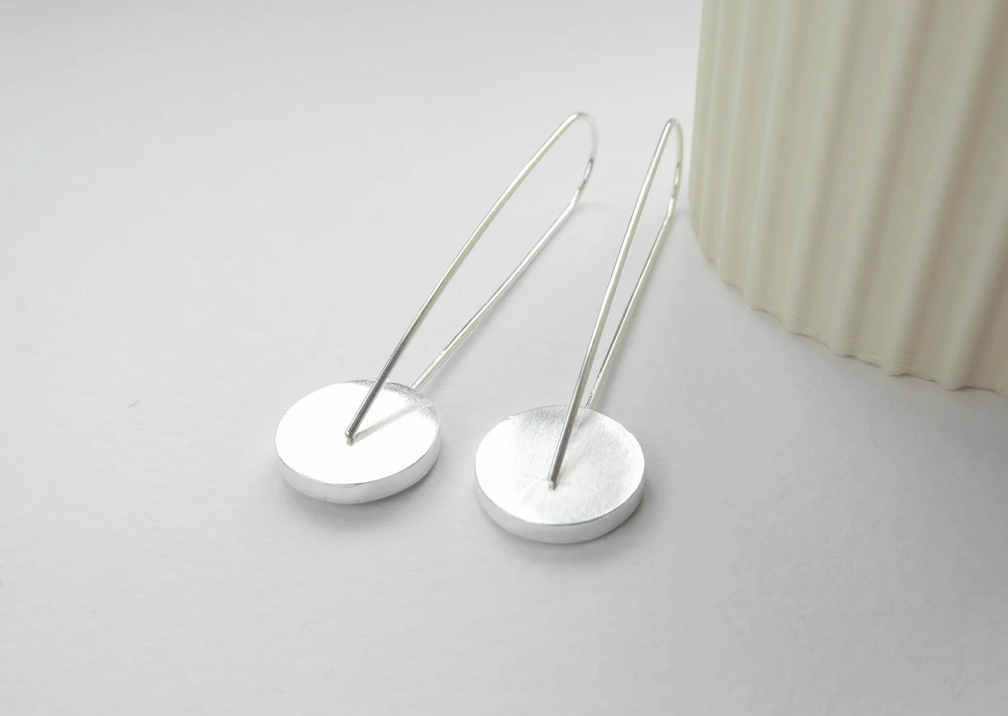 Lilac Pop Long Drop Earrings