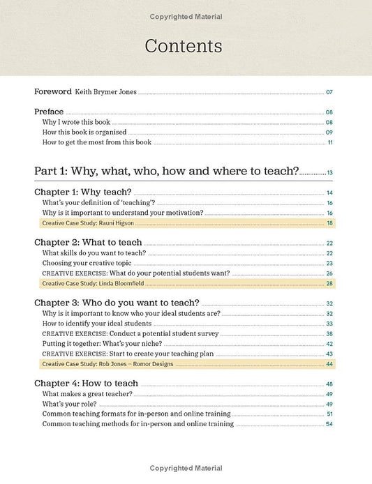 Teaching Creative Workshops