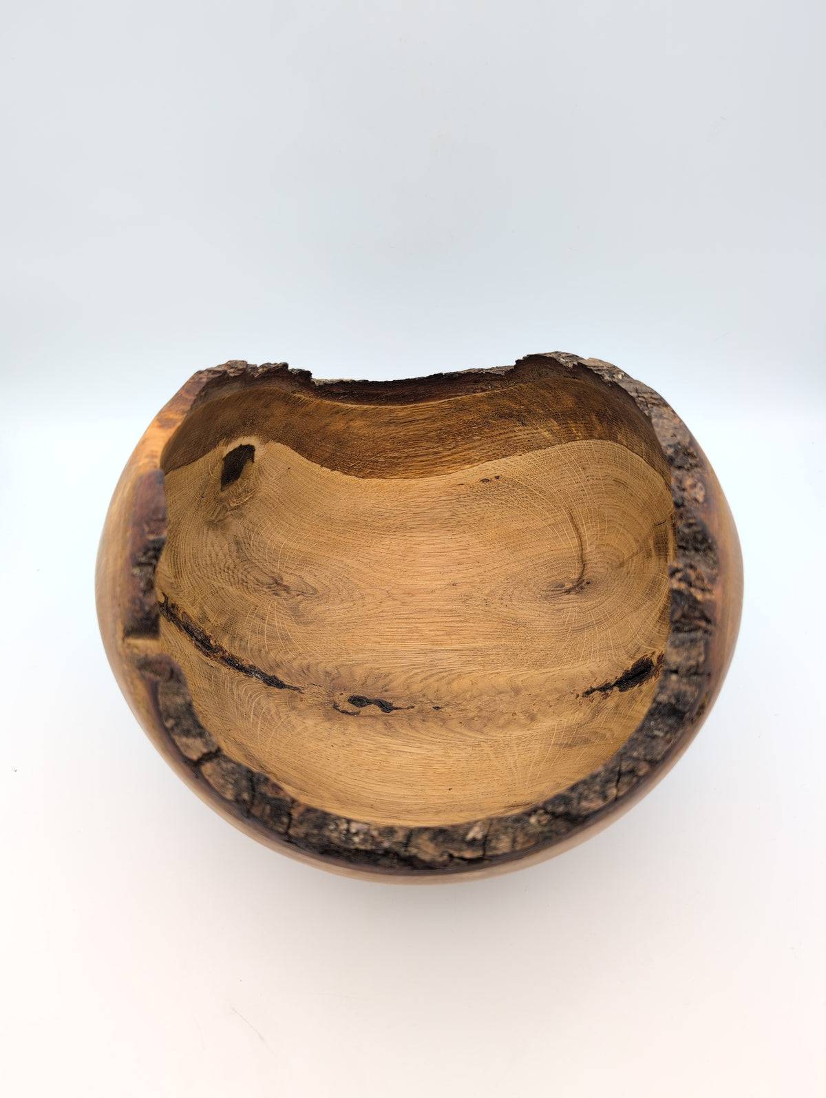 Large Oak Display Bowl