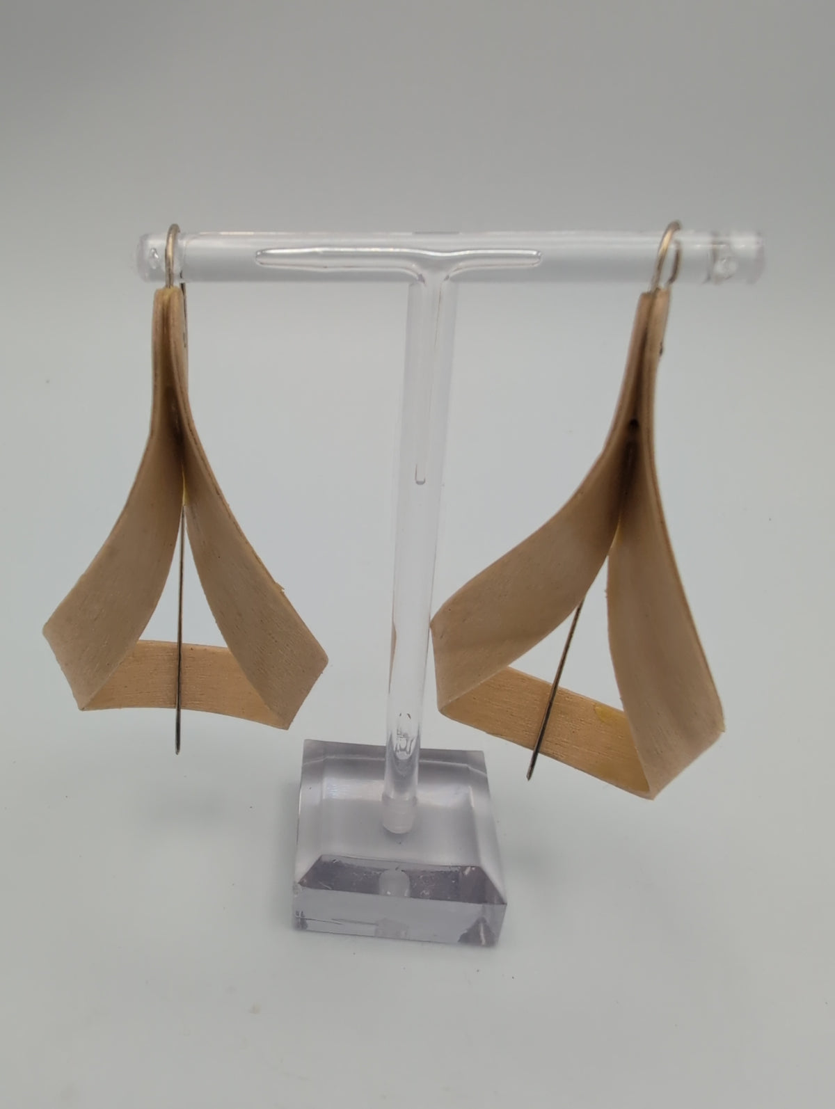 Large Teardrop Birch Plywood Earrings