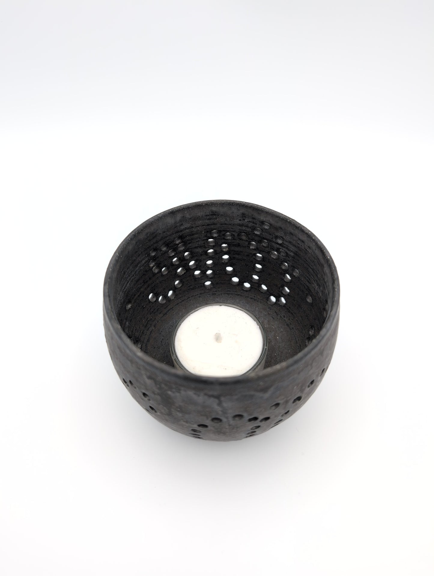 Stoneware tealight holder