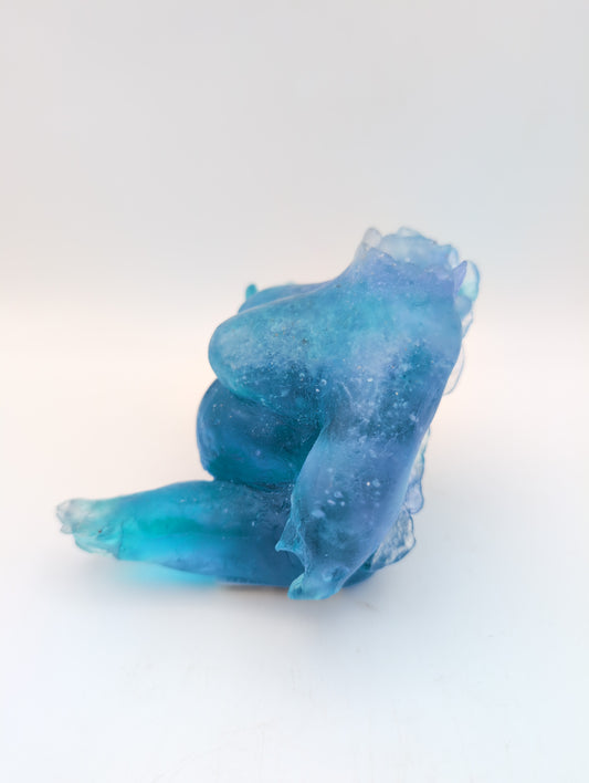 Solid Glass Sculpture: Lilly