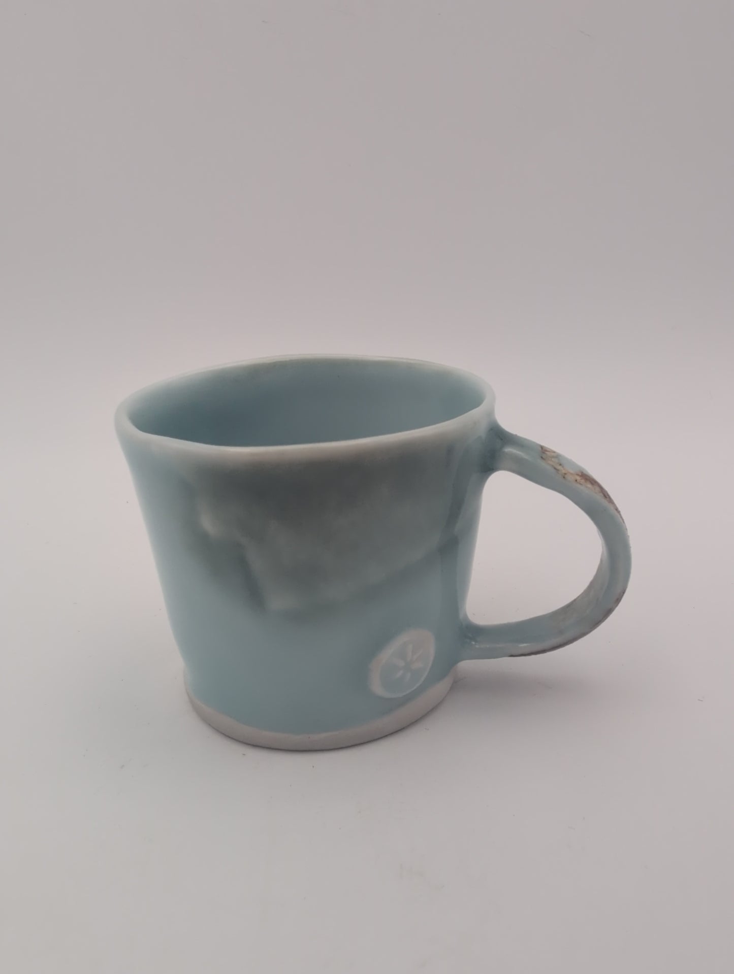 Porcelain deep sea espresso mug