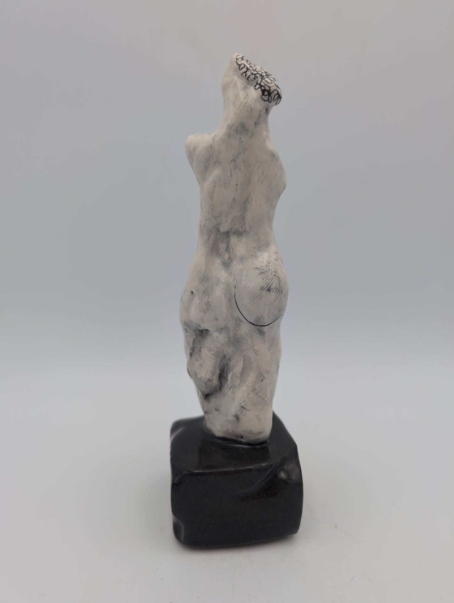"Classical Woman 1" small ceramic sculpture