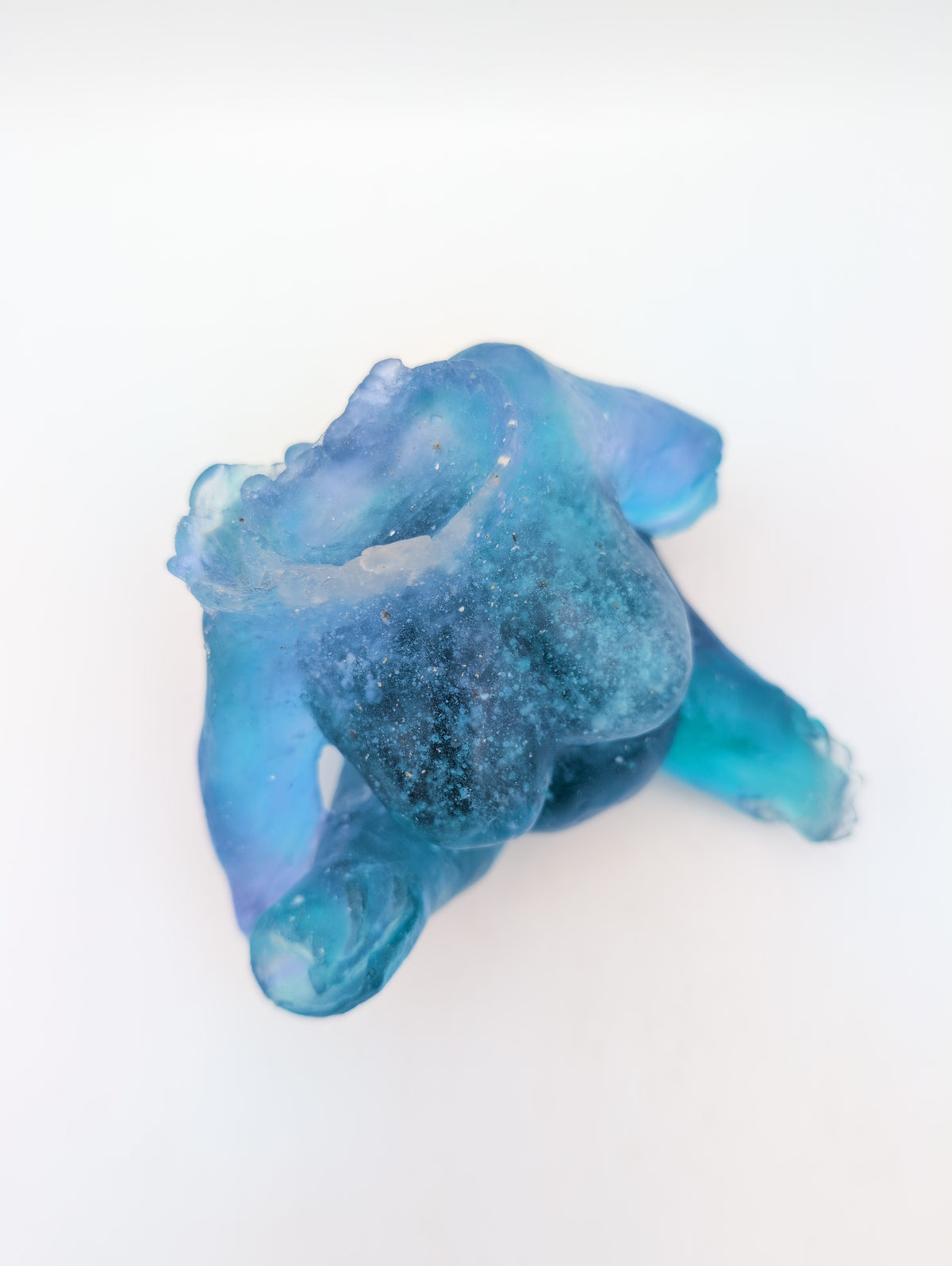 Solid Glass Sculpture: Lilly