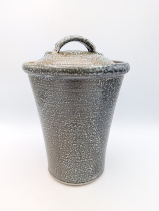 Jar with lid - Salt and Shino