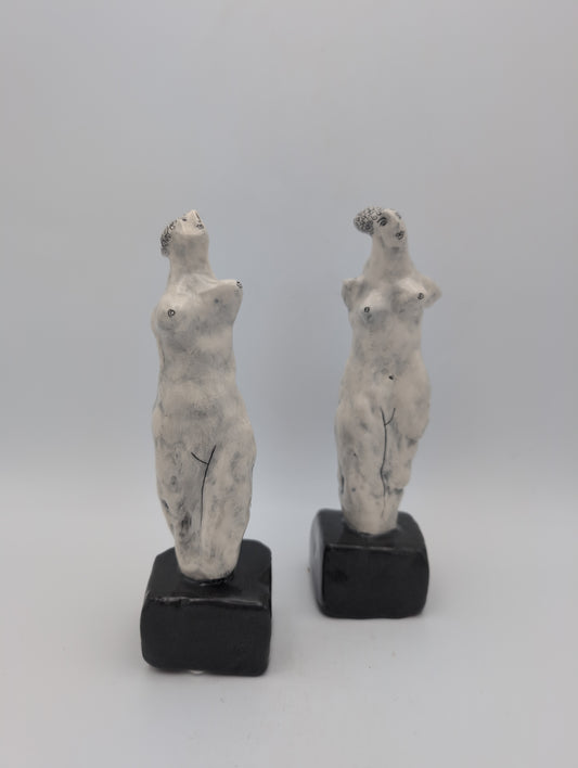 "Classical Woman 1" small ceramic sculpture