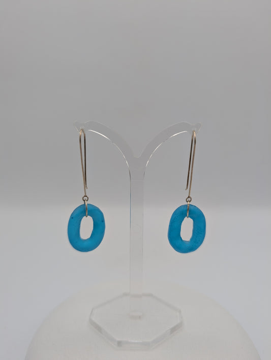 Mooring chain earrings