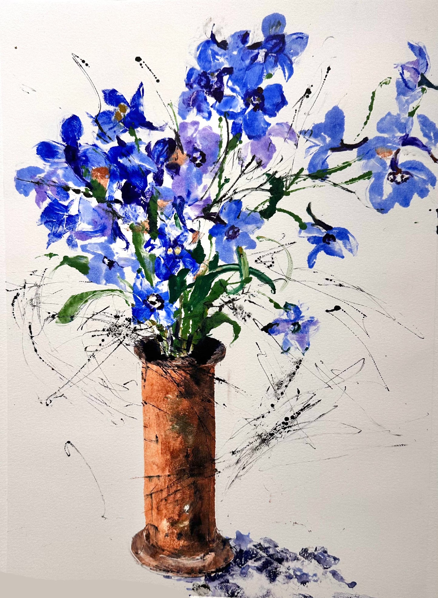 'Larkspur 2' Print