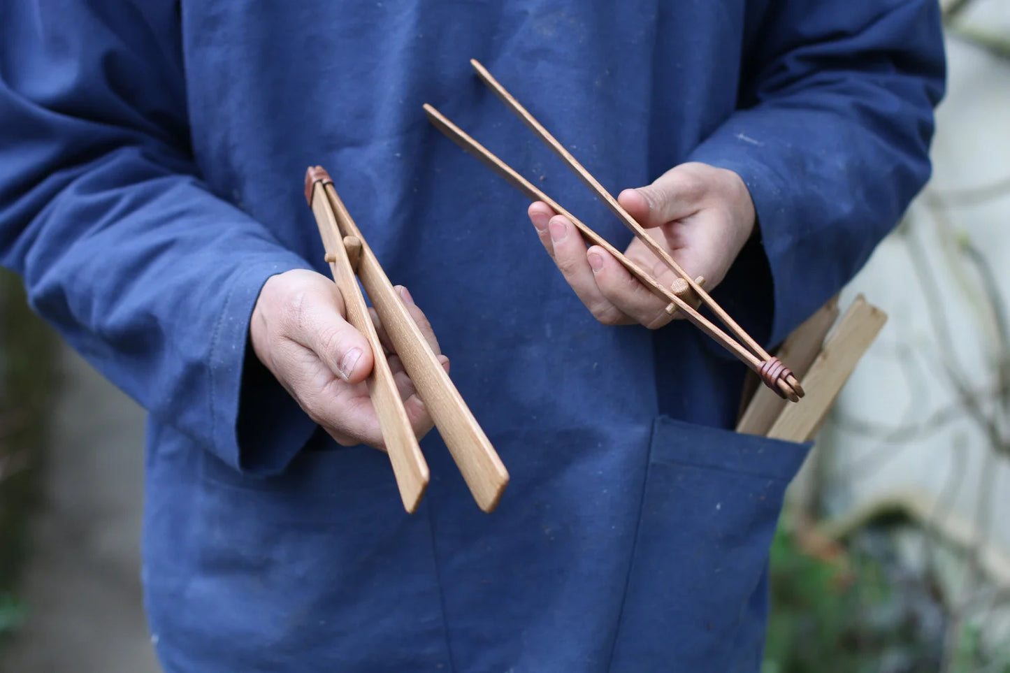 Wooden Tongs