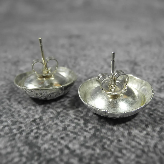 Silver echinoderm studs