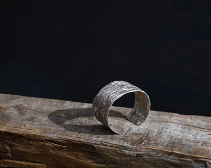 Honey fungus cuff bangle