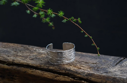 Honey fungus cuff bangle
