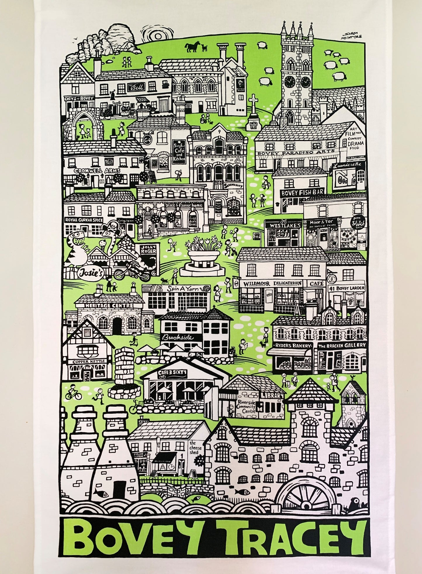 The Bovey Tracey Tea Towel