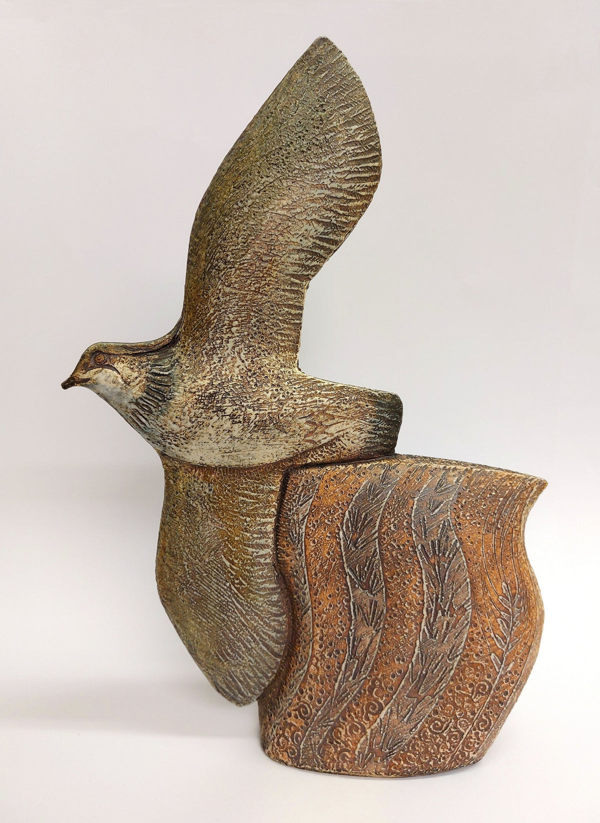 'Corn Stubble' stoneware sculpture