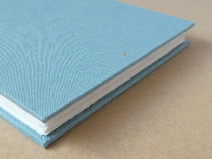 Linen Watercolour Sketchbook- Blue