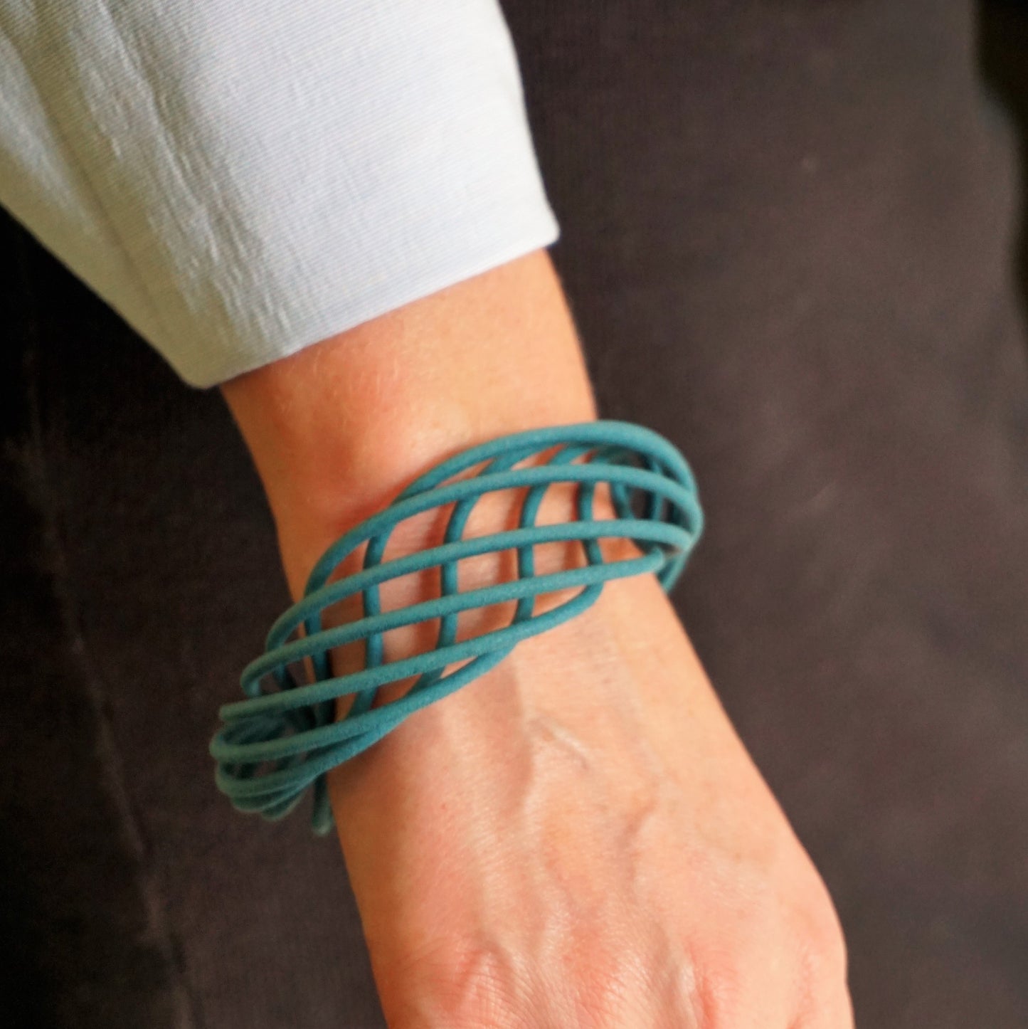 Teal Vortex Bangle