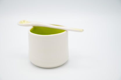 Sugar Dish and Spoon