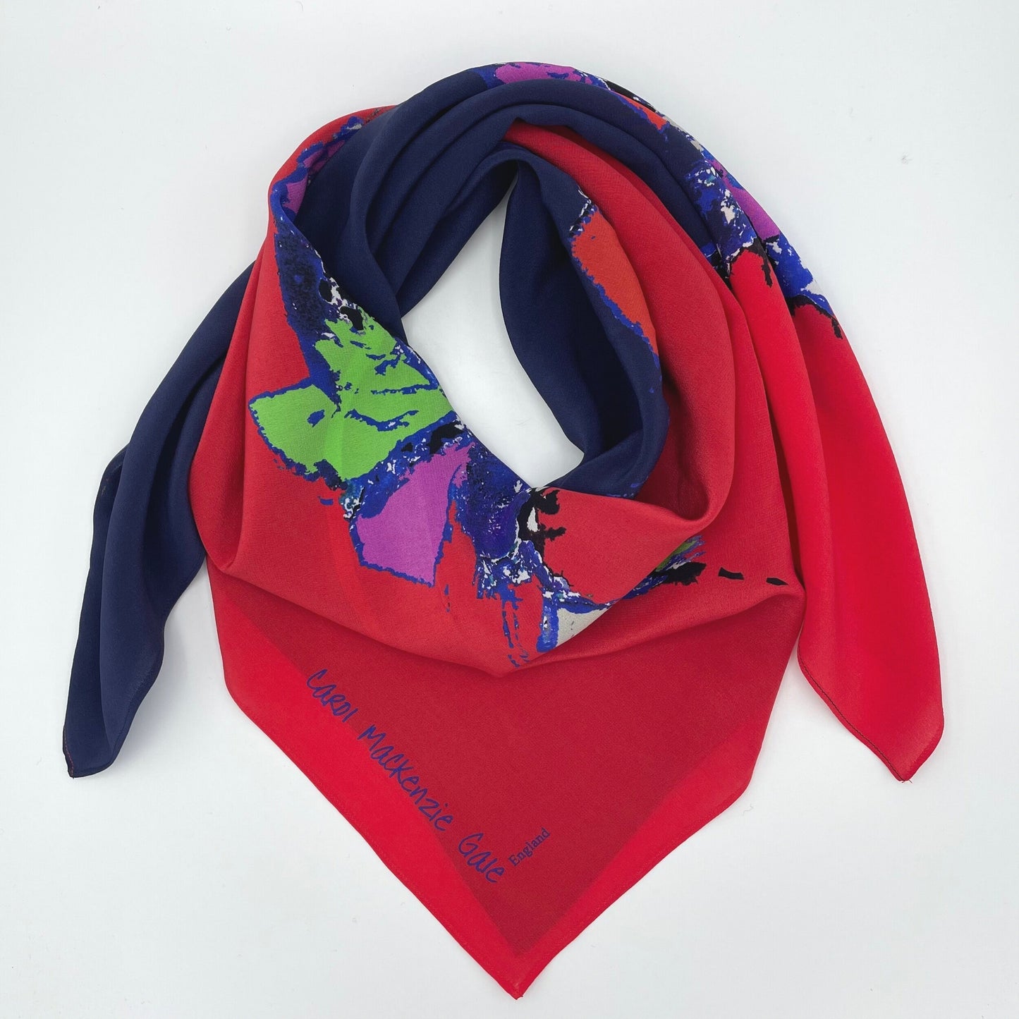 Hawaiian Dawn Square Silk Scarf