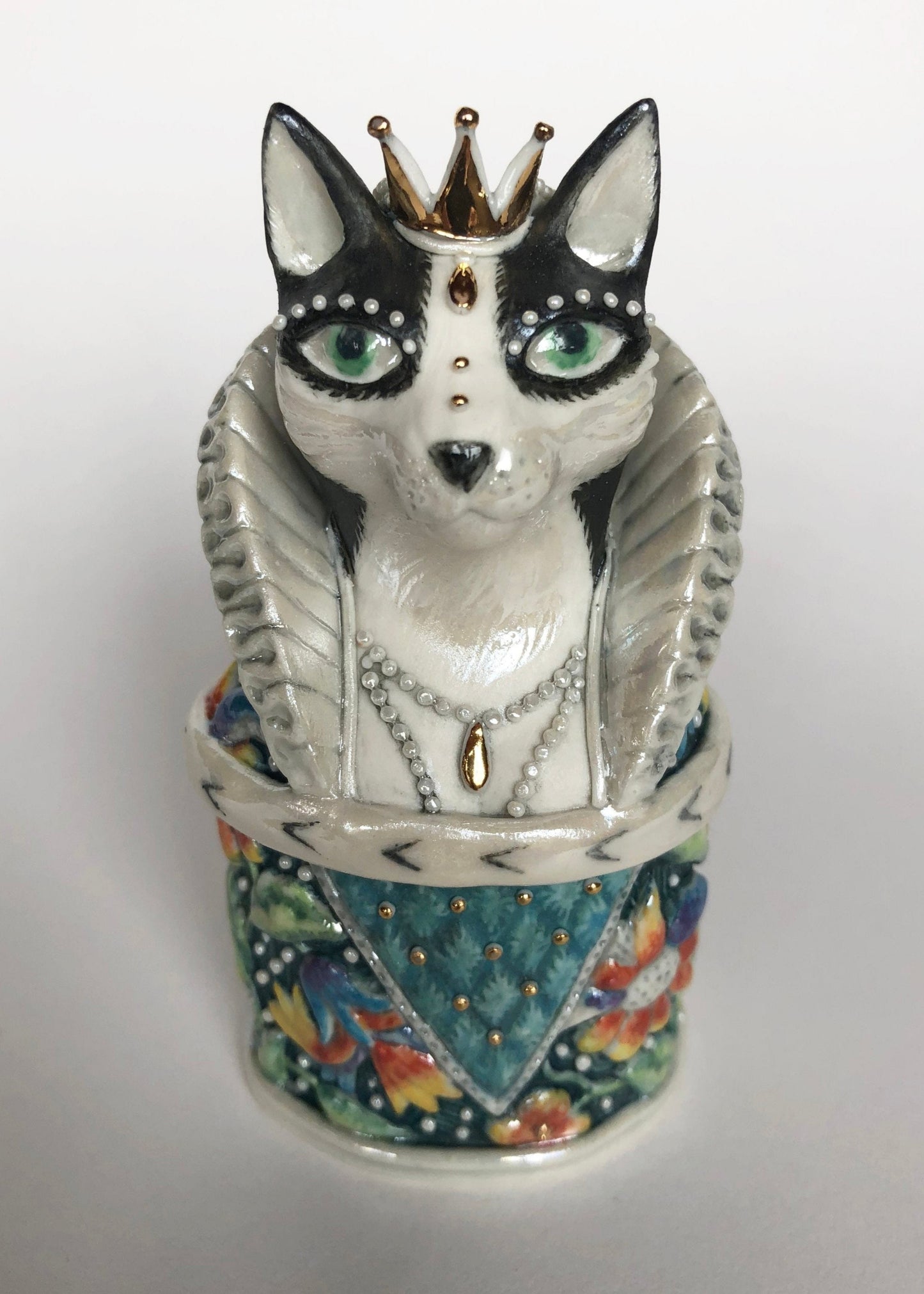 Black and White Cat Treasure Box