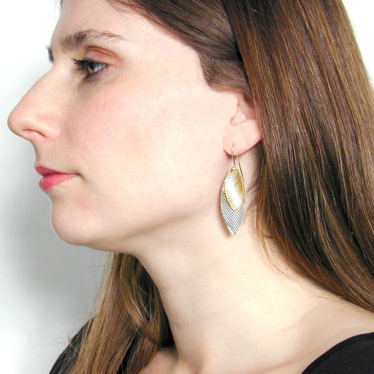 Liquid Sun Long Drop Earrings