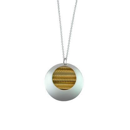 Circular Pebble Pendant