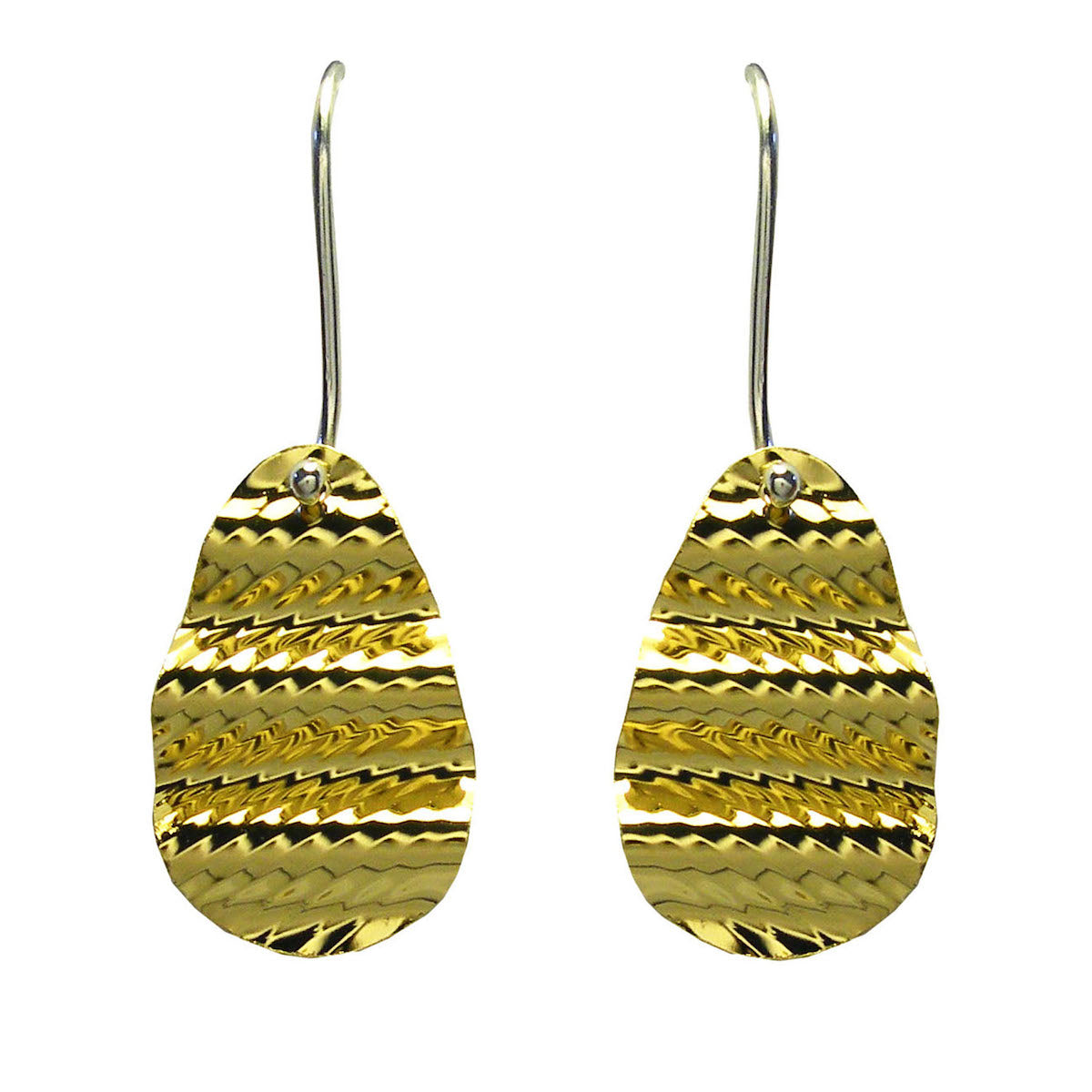 Ocean Facets Pebble Earrings