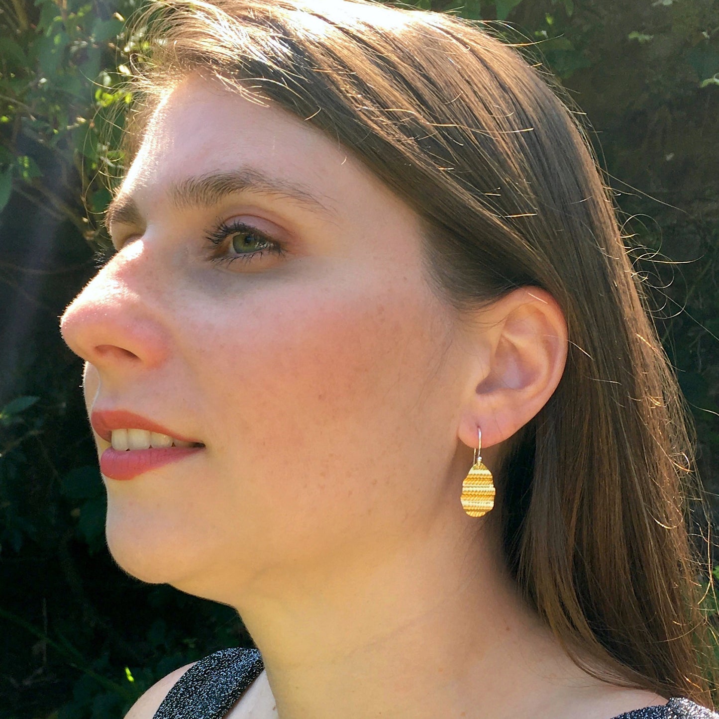 Ocean Facets Pebble Earrings