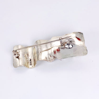 Expanded Skies, Sun Over High Moor Citrine Brooch