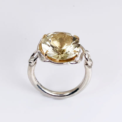 Sun Over High Moor Citrine Ring