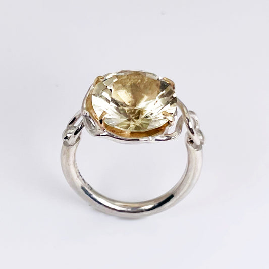 Sun Over High Moor Citrine Ring