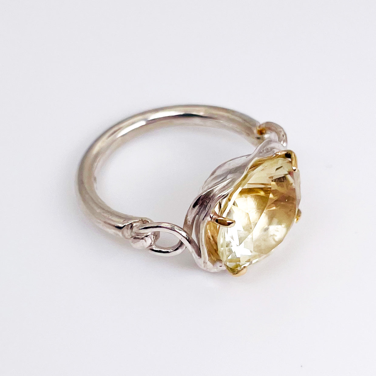 Sun Over High Moor Citrine Ring